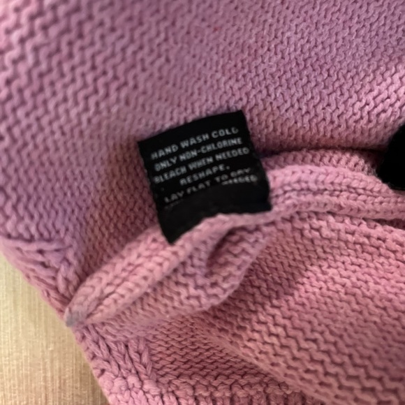 525 America Crewneck Sweater - Women's Large Red Pink Navy - Colorblock Knit - Picture 6 of 9